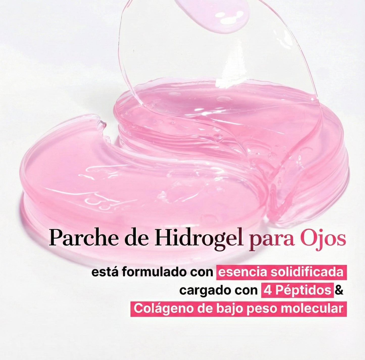 Parches de hidrogel ocular con colágeno y péptidos
